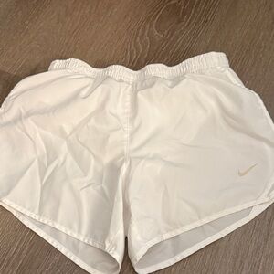 Nike White Athletic Shorts